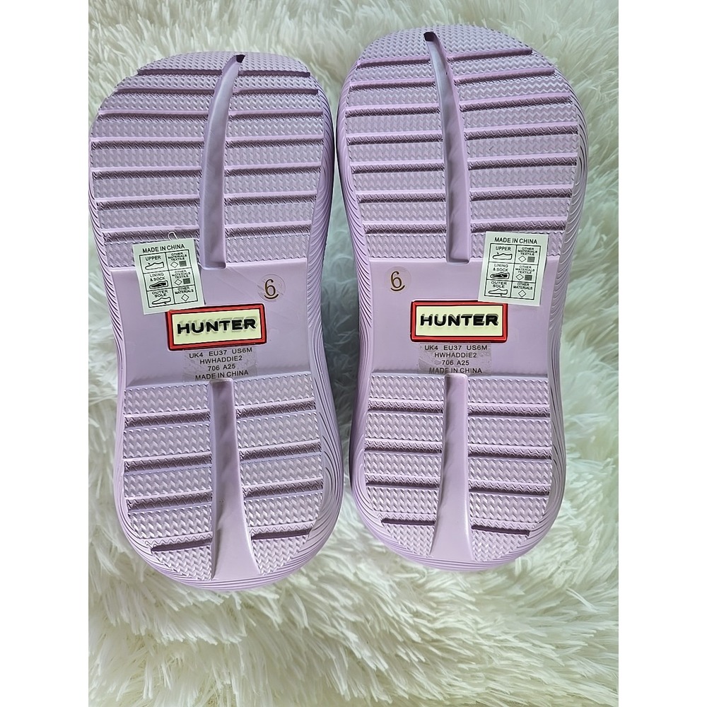 Hunter Haddie 2 Lightweight Womens Slip In Purple Slides Very Comfortable Sz 6 - Picture 6 of 8